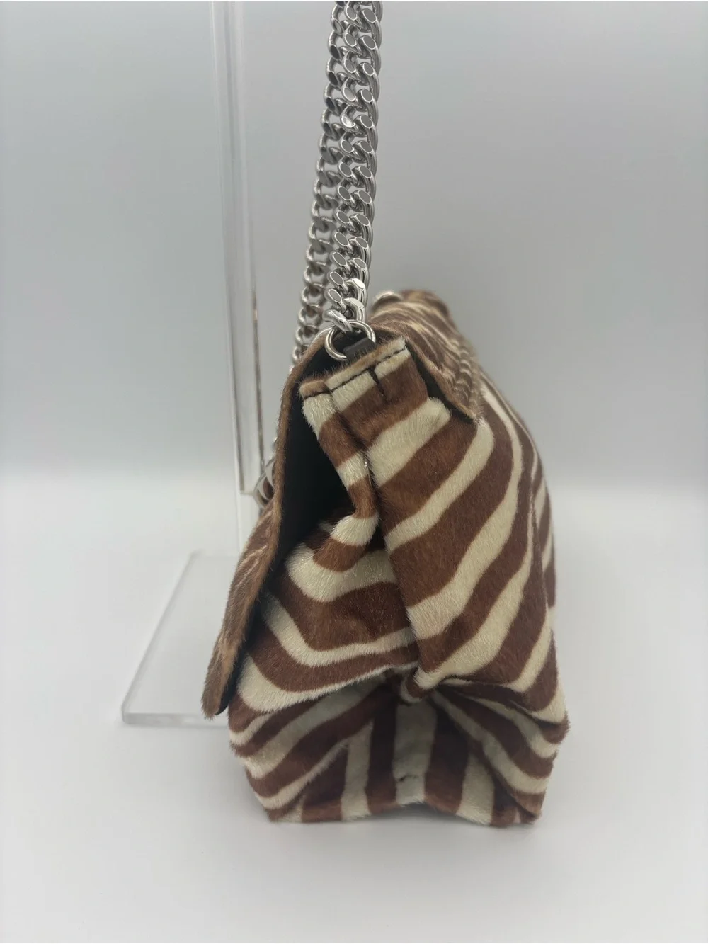 Stella McCartney Shoulder/Handbag - Leopard & Zebra Animal Print - Faux Calf Fur